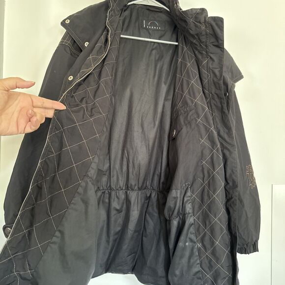 Bogner Ski Coat ?Vintage Women's Size 16 MADE IN USA Black EUC Many snaps/zip - Picture 5 of 14